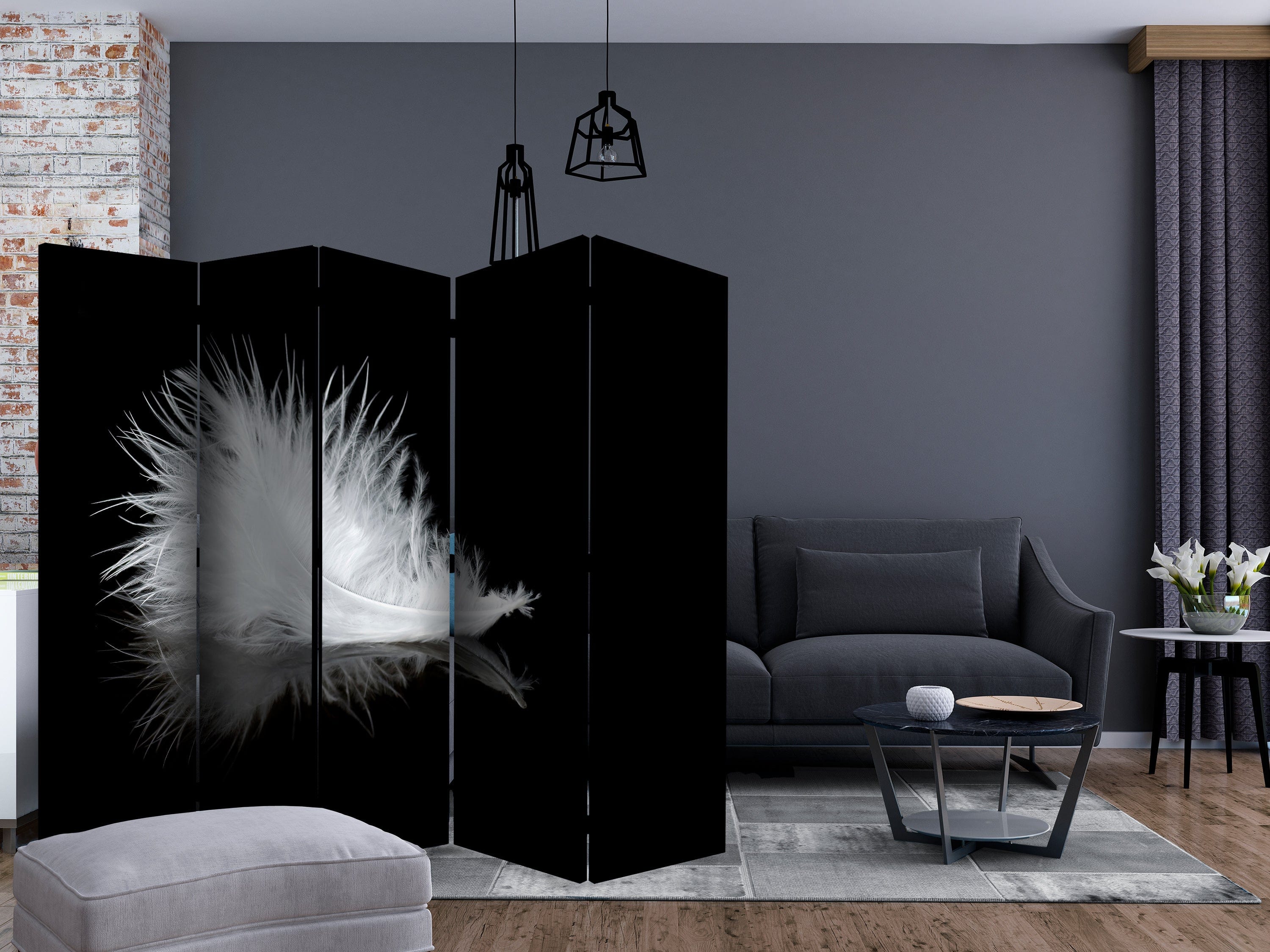 Aizslietnis 5-daļīgs - Momenta īslaicīgums (225x172cm) Home Trends