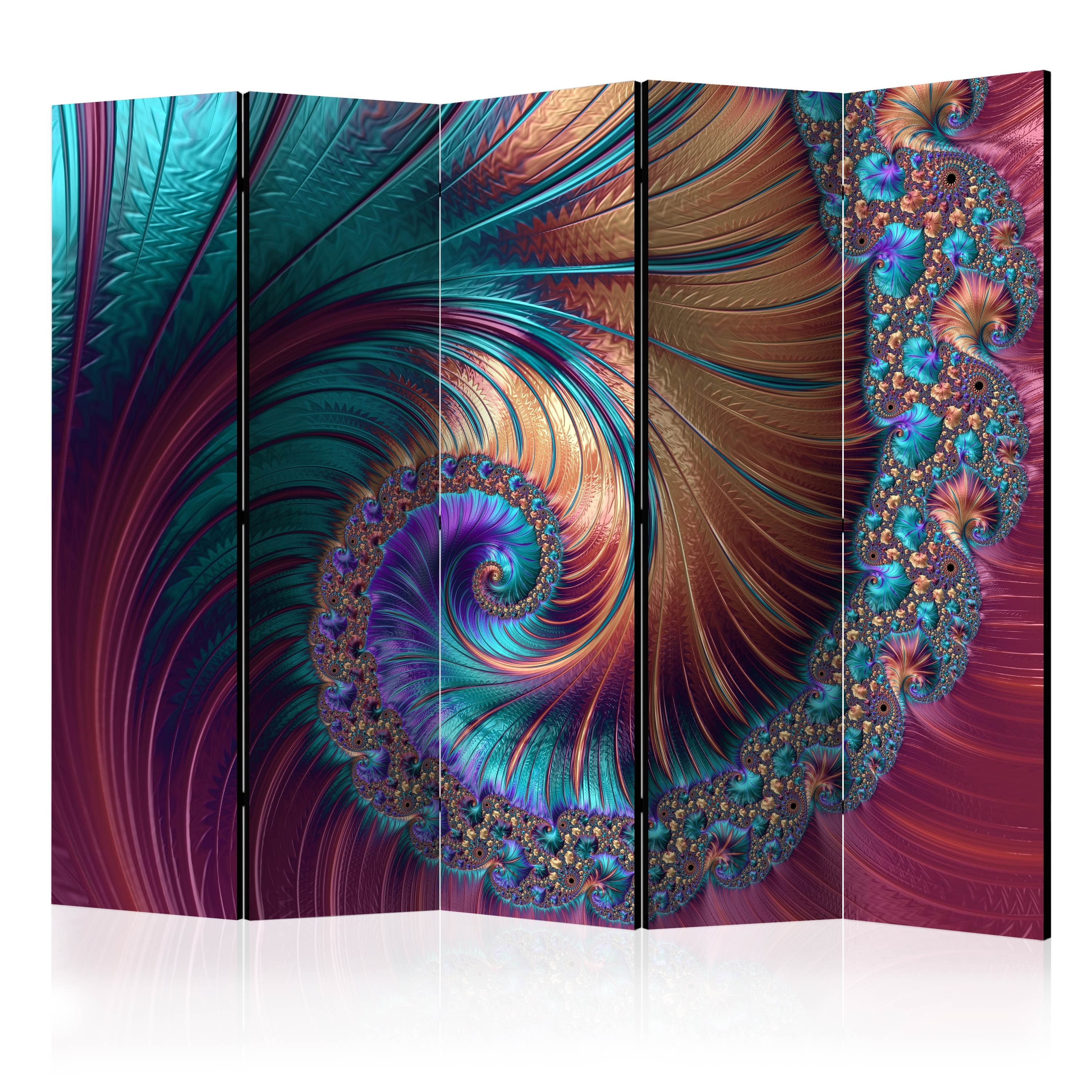 Aizslietnis 5-daļīgs - Pāvu aste (225x172cm) Home Trends