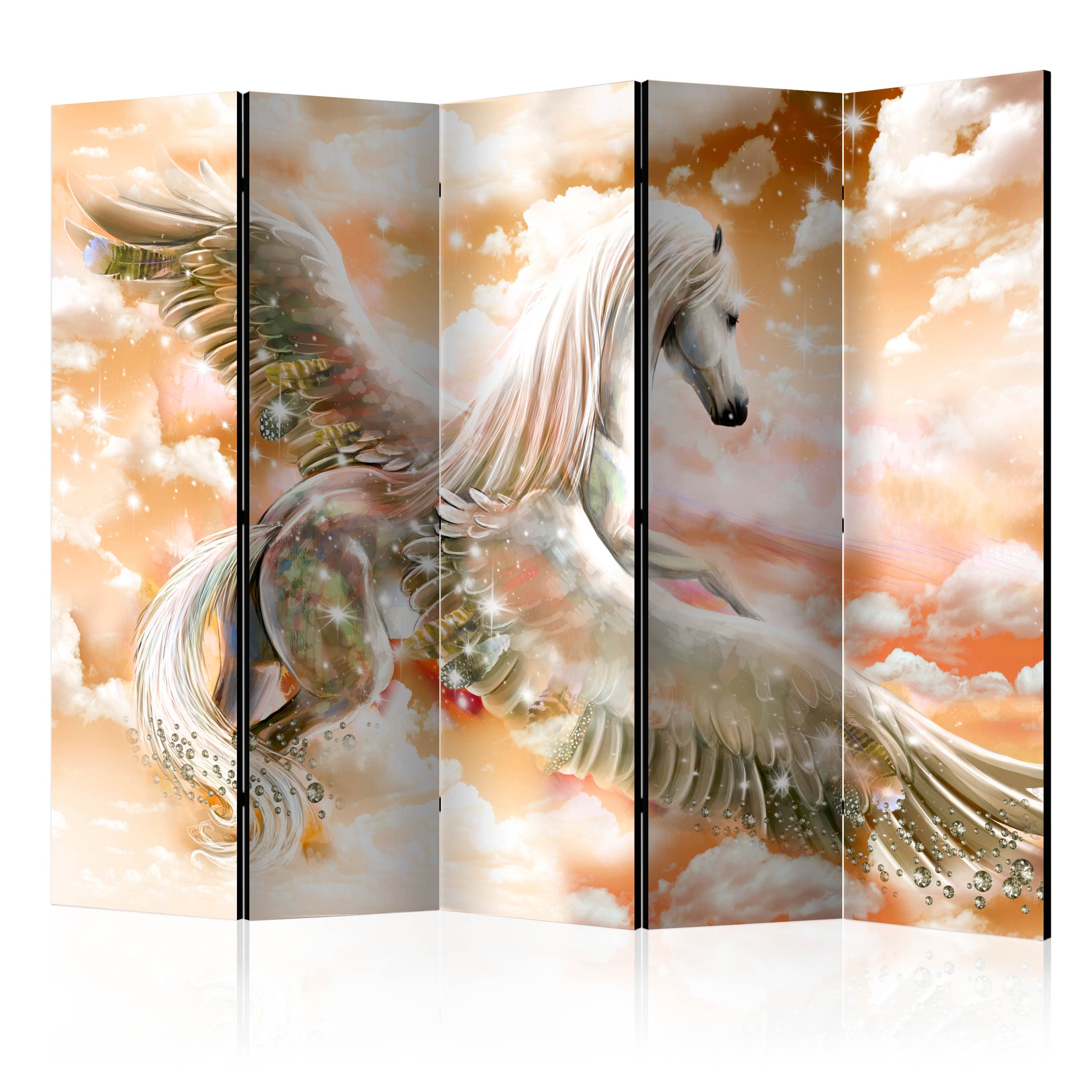 Aizslietnis 5-daļīgs - Pegasus (oranža) (225x172cm) Home Trends