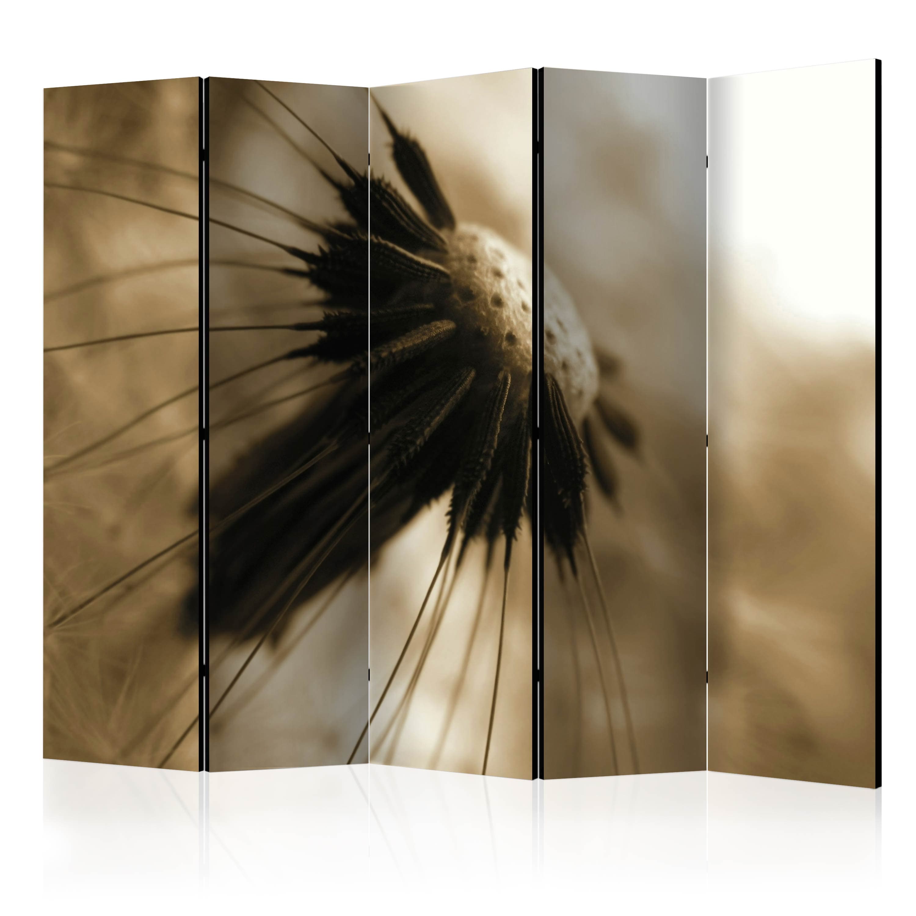 Aizslietnis 5-daļīgs - Pienene - sēpijas krāsā (225x172cm) Home Trends