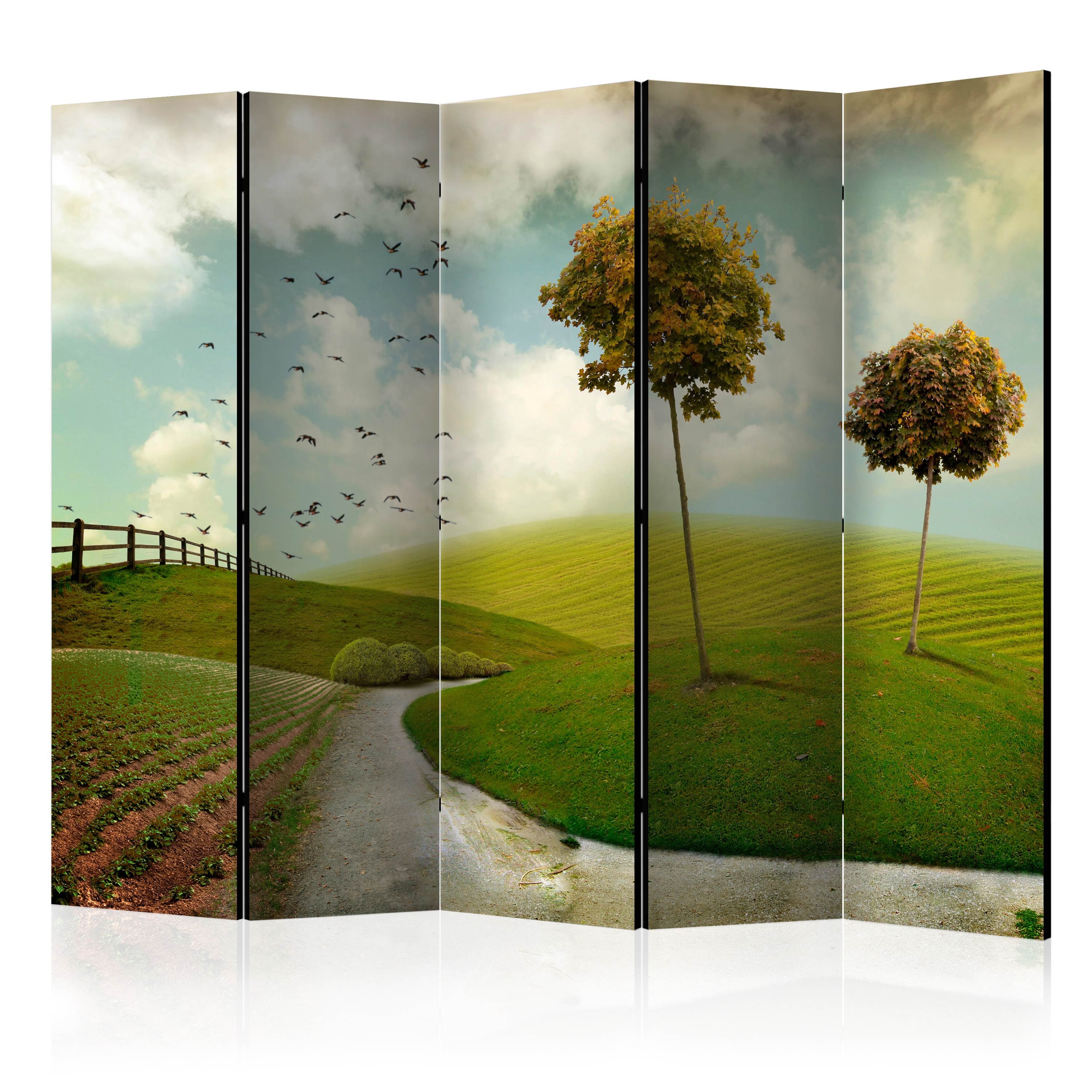 Aizslietnis 5-daļīgs - Rudens - ainava (225x172cm) Home Trends