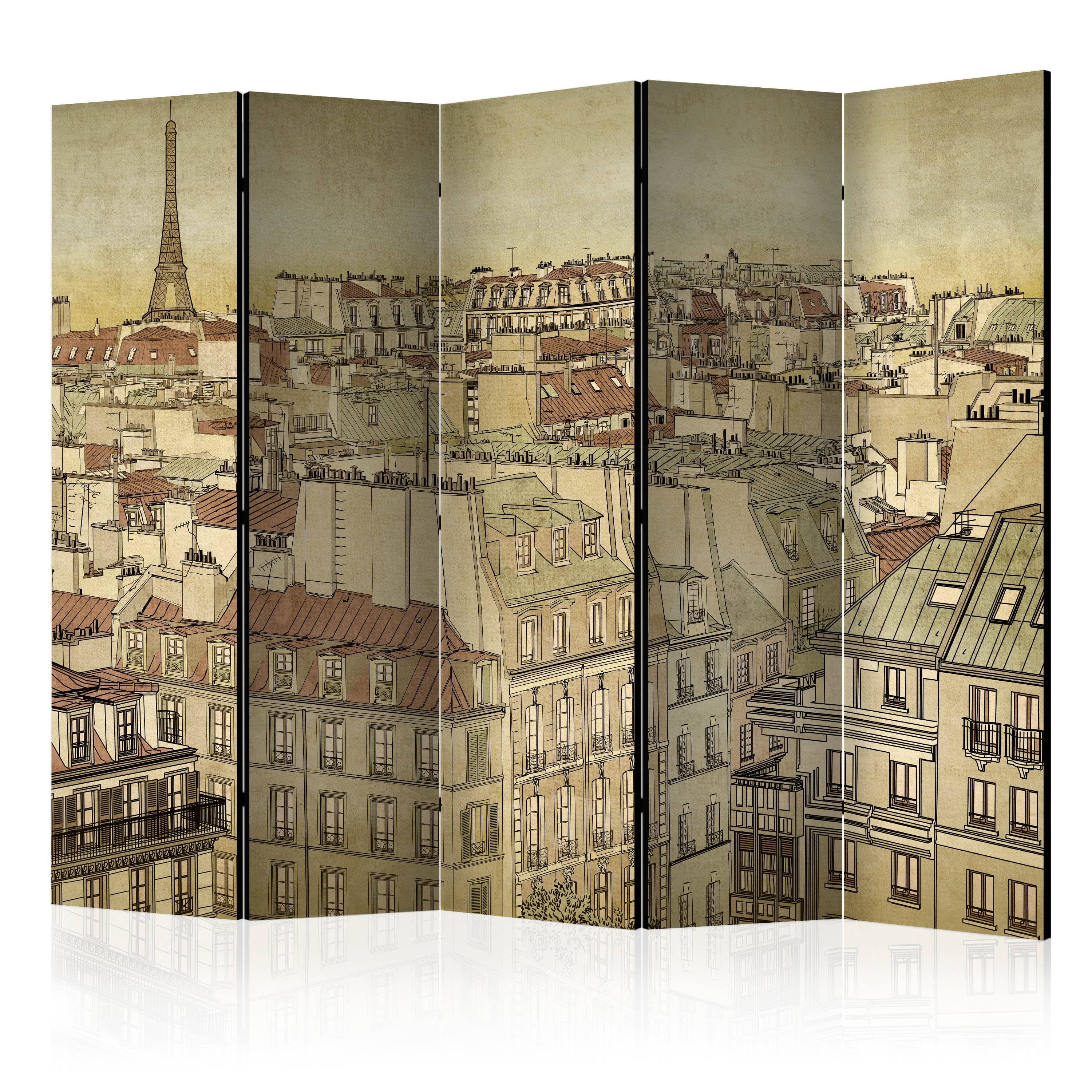 Aizslietnis 5-daļīgs - Uz redzēšanos, Parīze! (225x172cm) Home Trends