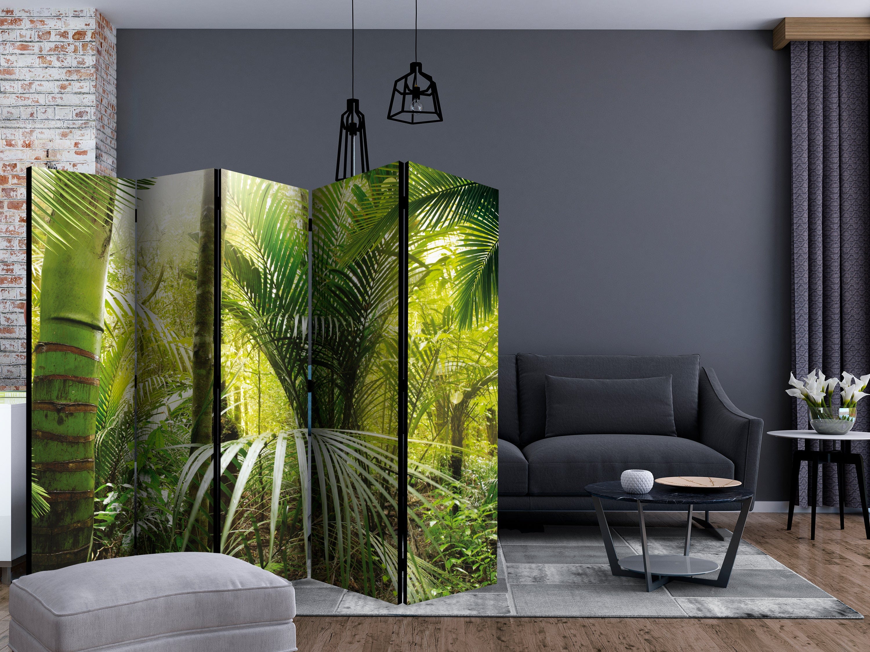 Aizslietnis 5-daļīgs - Zaļā aleja (225x172cm) Home Trends