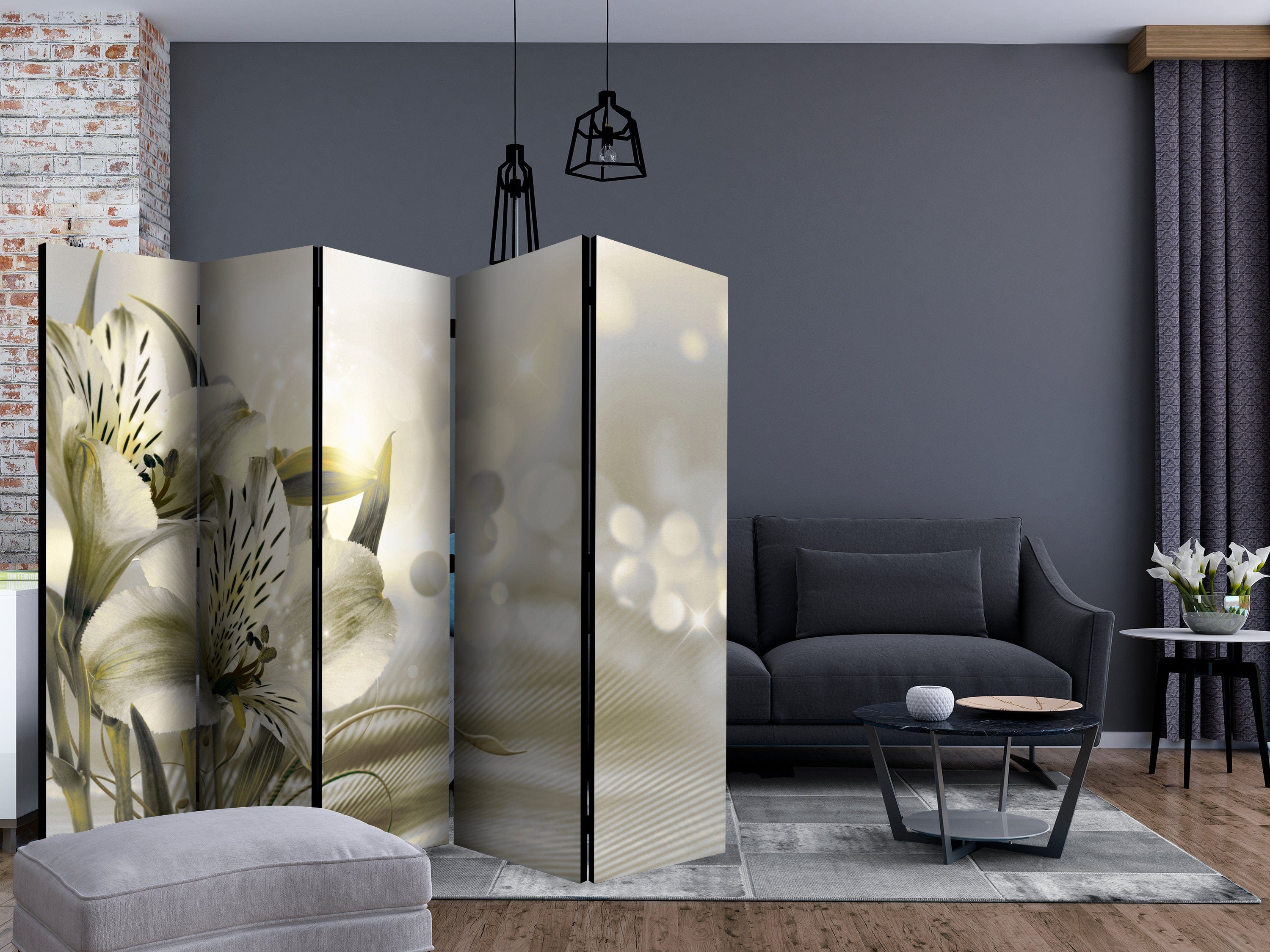 Aizslietnis 5-daļīgs - Zaļā rītausma (225x172cm) Home Trends