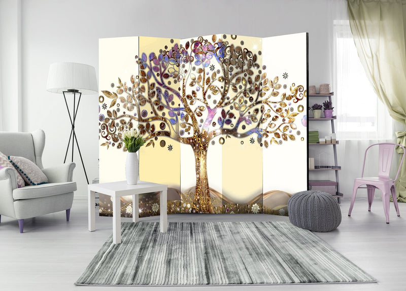 Aizslietnis 5-daļīgs - Zelta koks (225x172cm) 225x172 cm Home Trends