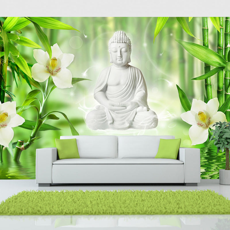 Fototapetes ar ziediem - Buda un daba