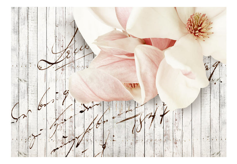 Fototapetes ar ziediem - Mīlas vēstule