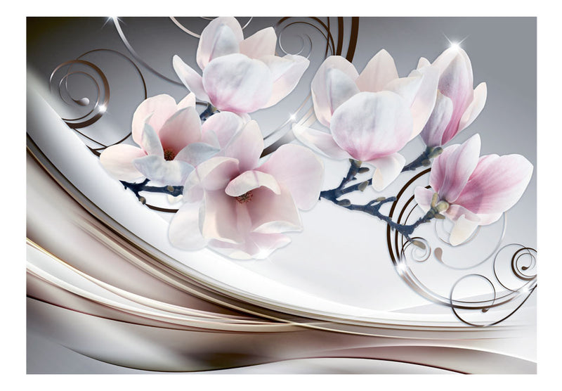 Fototapetes ar ziediem - Magnolijas skaistums