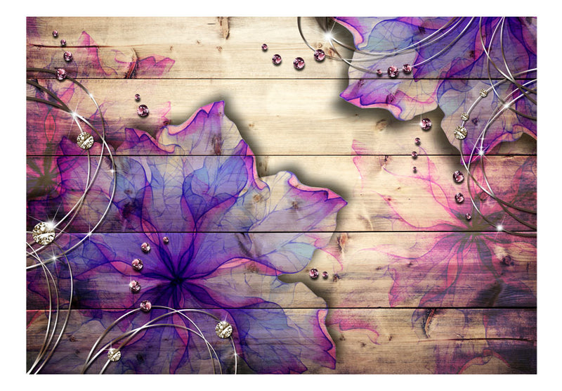 Fototapetes ar ziediem - Violeta atmiņa