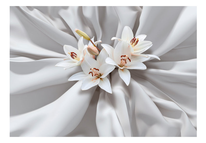 Fototapetes ar ziediem - Jūtīgās lilijas