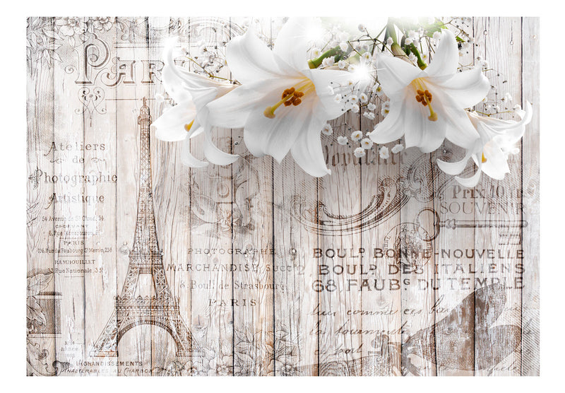 Fototapetes ar ziediem - Parīzes lilijas
