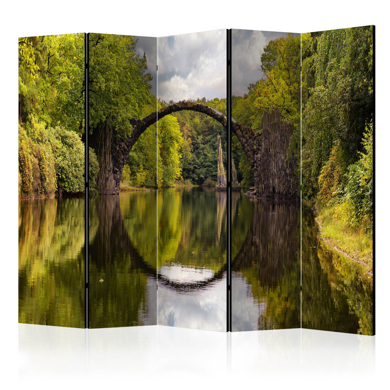 Aizslietnis 5-daļīgs - Velna tilts Kromlau,Vācija  (225x172cm)