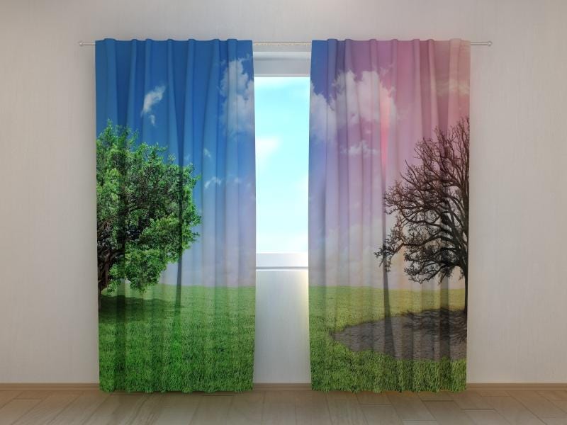 Dienas un nakts aizkari - Izmaiņas 180 x 140 cm (2X 90x140 cm) / SCREEN E-interjers.lv