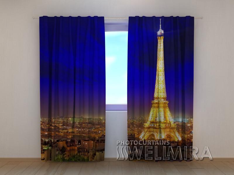 Dienas un nakts aizkari - Parīzes krāšņums 180 x 140 cm (2X 90x140 cm) / SCREEN E-interjers.lv