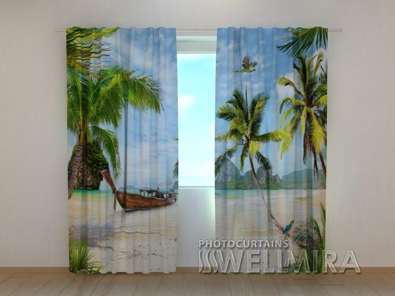 Dienas un nakts aizkari - Pirātu sala 180 x 140 cm (2X 90x140 cm) / SCREEN E-interjers.lv