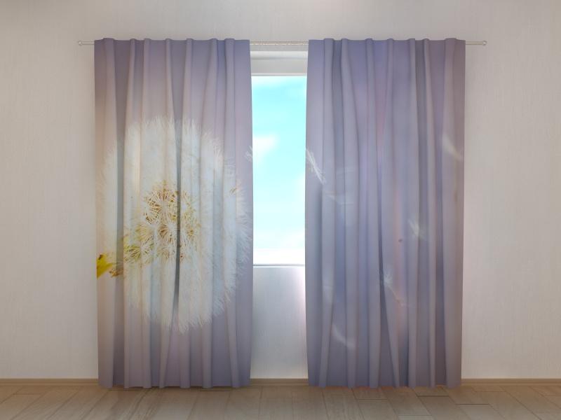 Dienas un nakts aizkari - Sapņu pienene 180 x 140 cm (2X 90x140 cm) / SCREEN E-interjers.lv