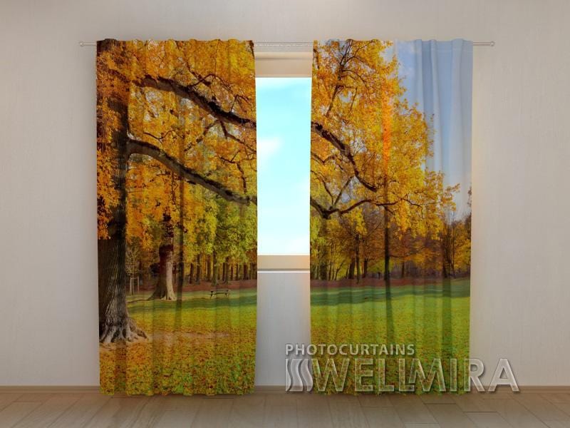 Dienas un nakts aizkari - Zelta rudens 180 x 140 cm (2X 90x140 cm) / SCREEN E-interjers.lv
