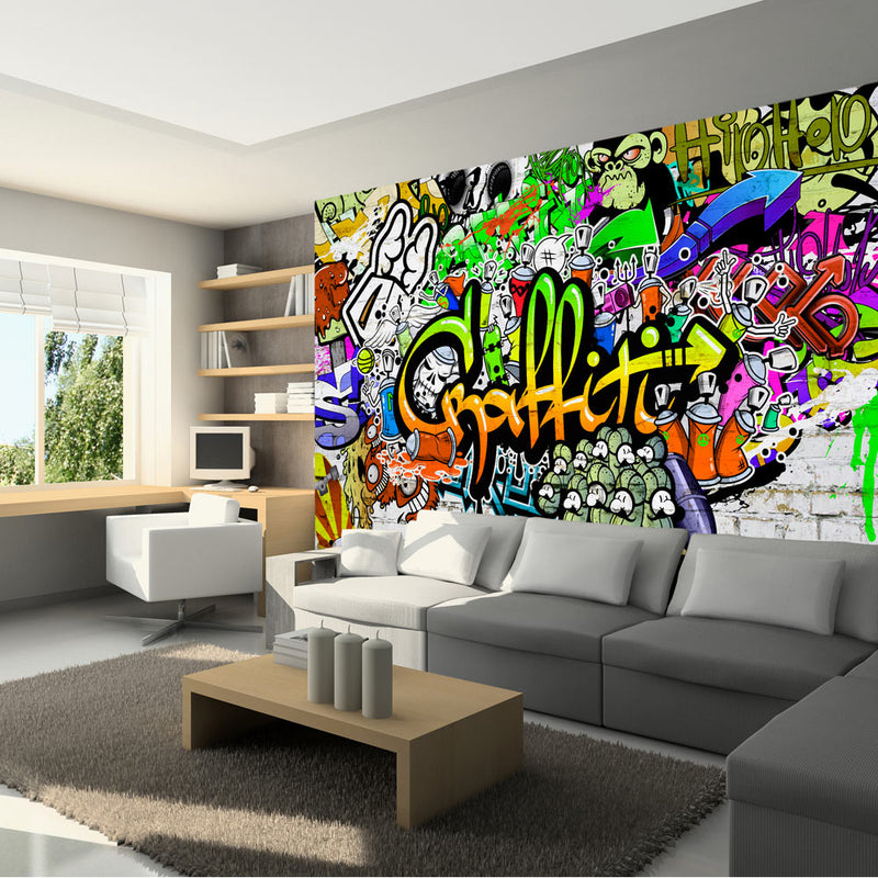 Fototapetes - Grafiti uz sienas