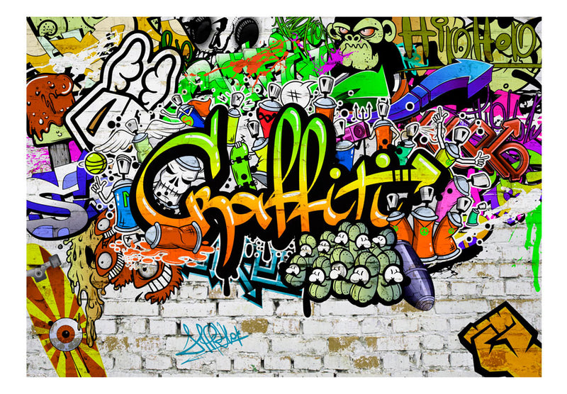 Fototapetes - Grafiti uz sienas