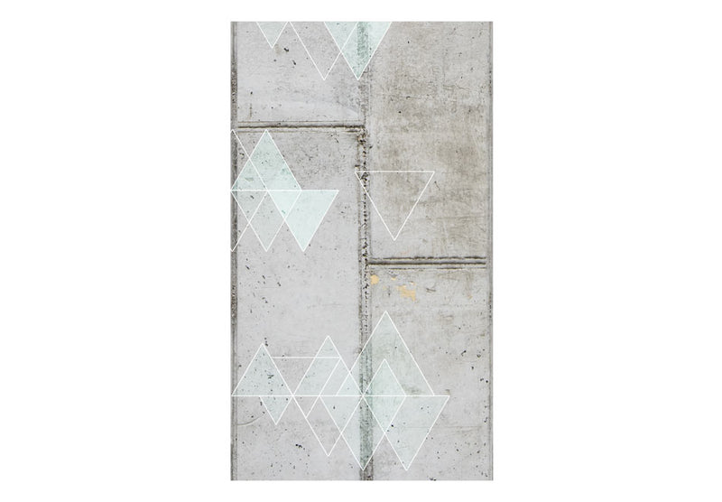 Fototapetes - Betons un trīsstūri (0,50x10 m)