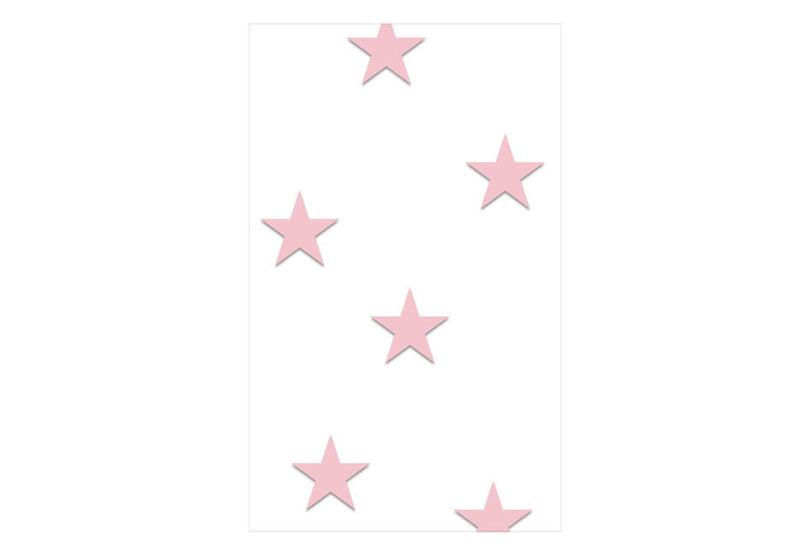 Fototapetes - Rozā zvaigznes (0,50x10 m)