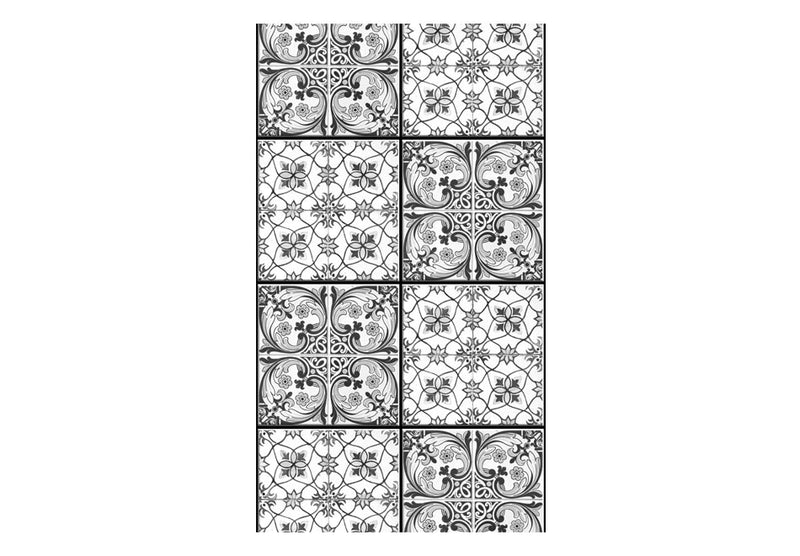 Fototapetes - Melns ornaments (0,50x10 m)