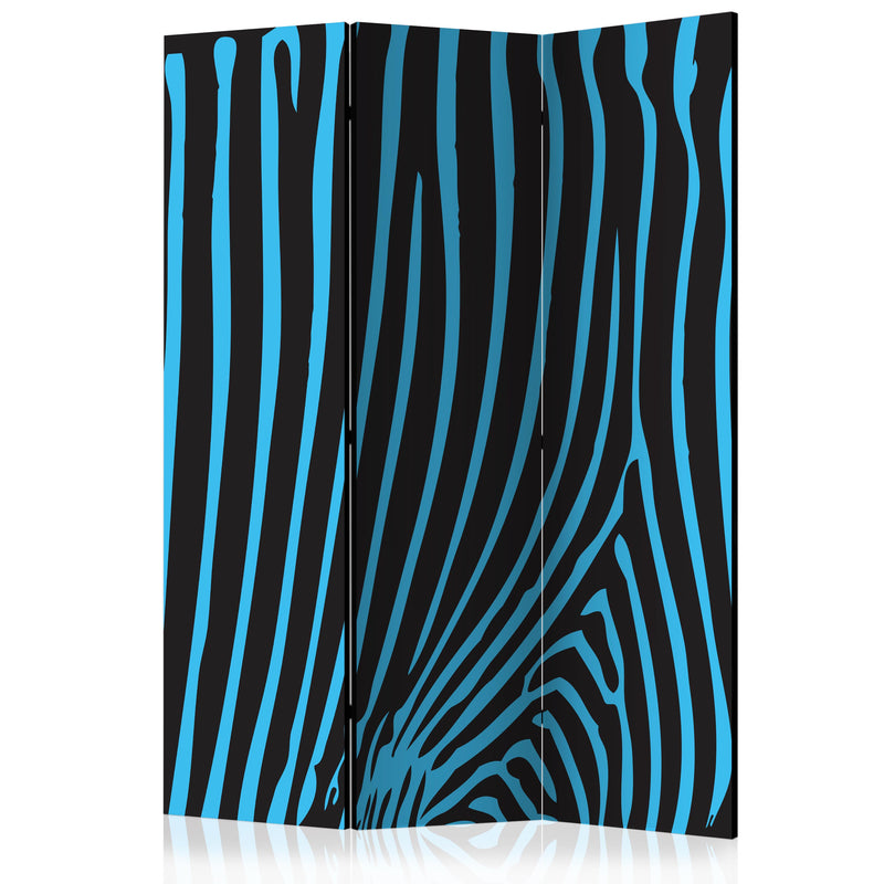 Aizslietnis 3-daļīgs - Zebras raksts (tirkīza) (135x172cm)