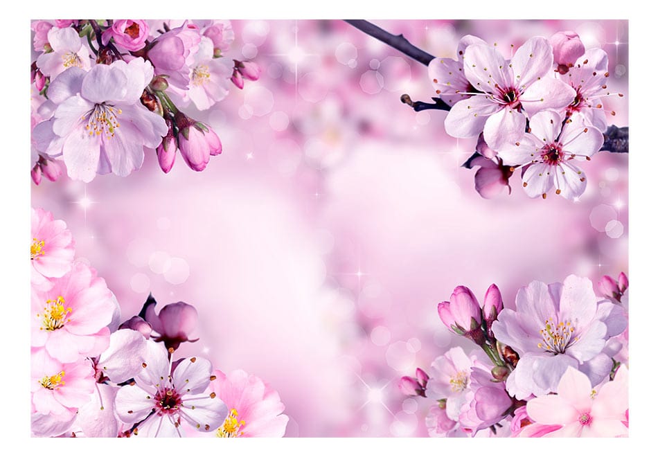 Fototapetes ar ziediem - Say Hello to Spring E-interjers.lv