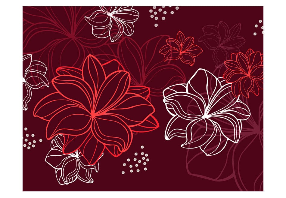 Fototapetes ar ziediem - Vernal flora E-interjers.lv
