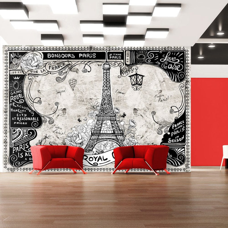 Fototapetes - Bonjour Paris E-interjers.lv