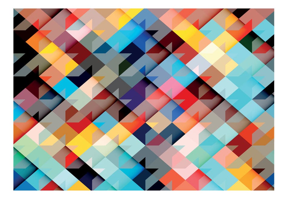 Fototapetes - Krāsu patchwork E-interjers.lv