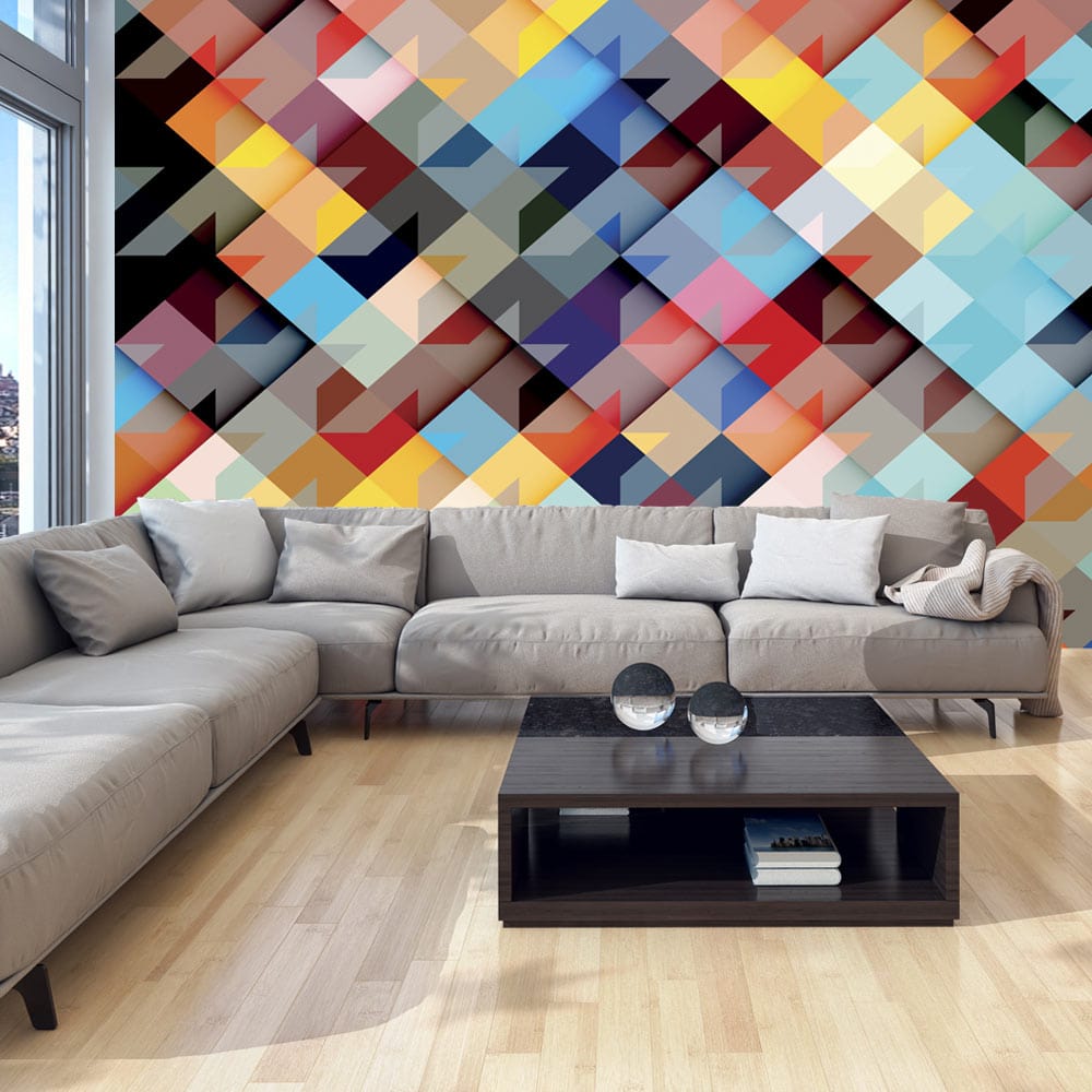 Fototapetes - Krāsu patchwork E-interjers.lv