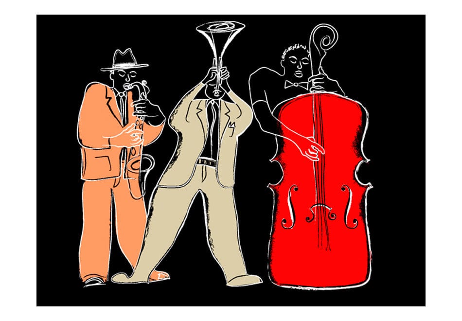 Fototapetes - Mūzikas instrumenti (džezs) E-interjers.lv