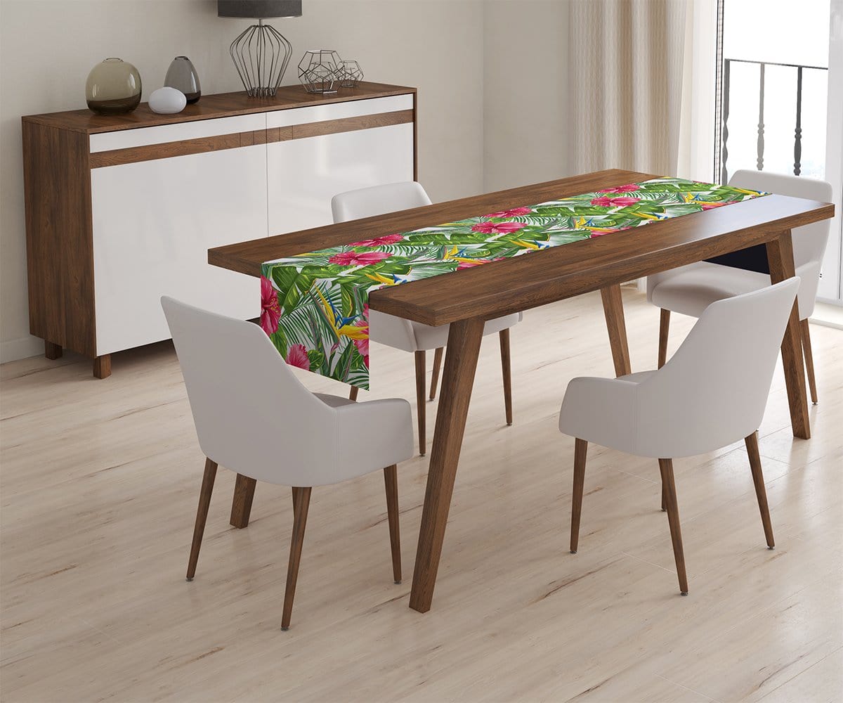 Galda celiņš  Tropical Leaves and Strelitzia Home Trends
