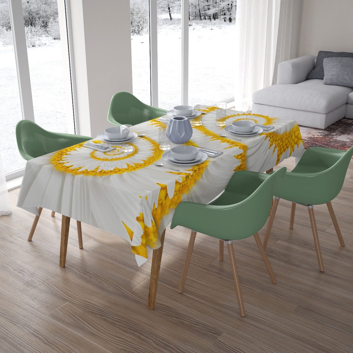 Galdauts - Spirāļveida ziedu ornaments Home Trends