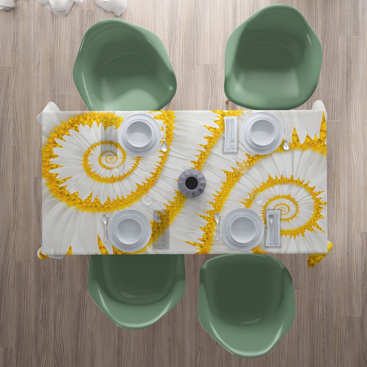 Galdauts - Spirāļveida ziedu ornaments Home Trends