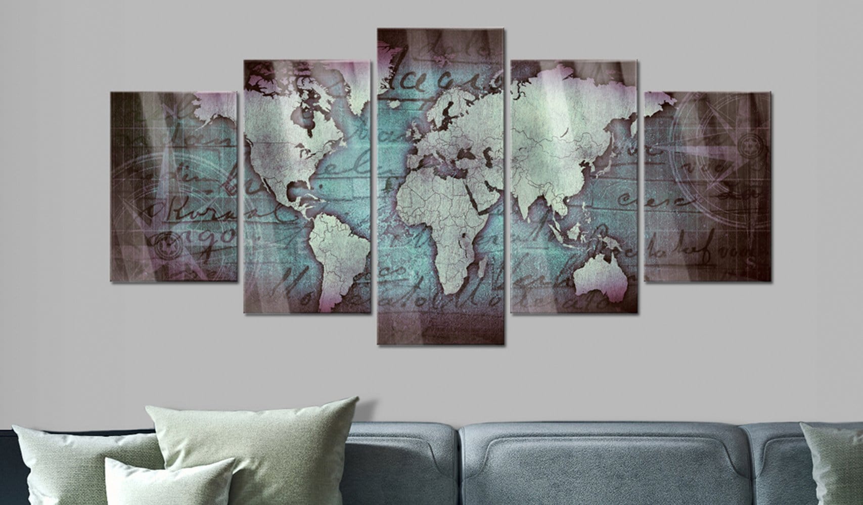 Glezna ar akrila stiklu - Bronzas karte II Home trends