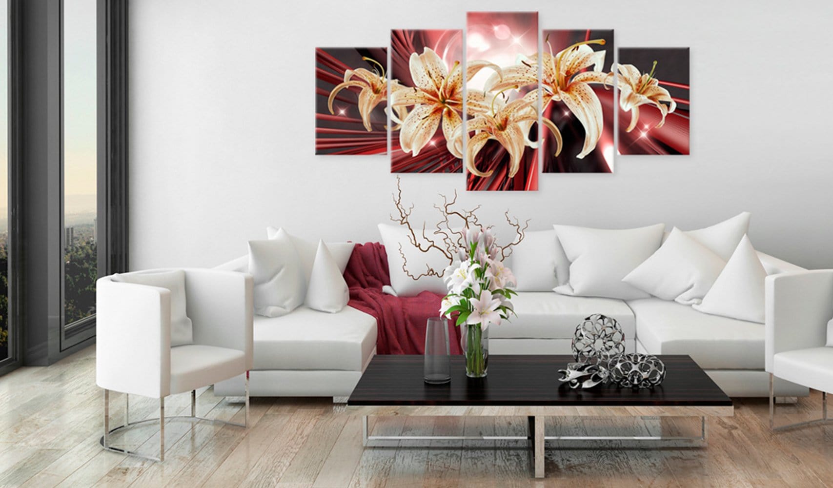 Glezna ar akrila stiklu - Kaislības burvība Home trends
