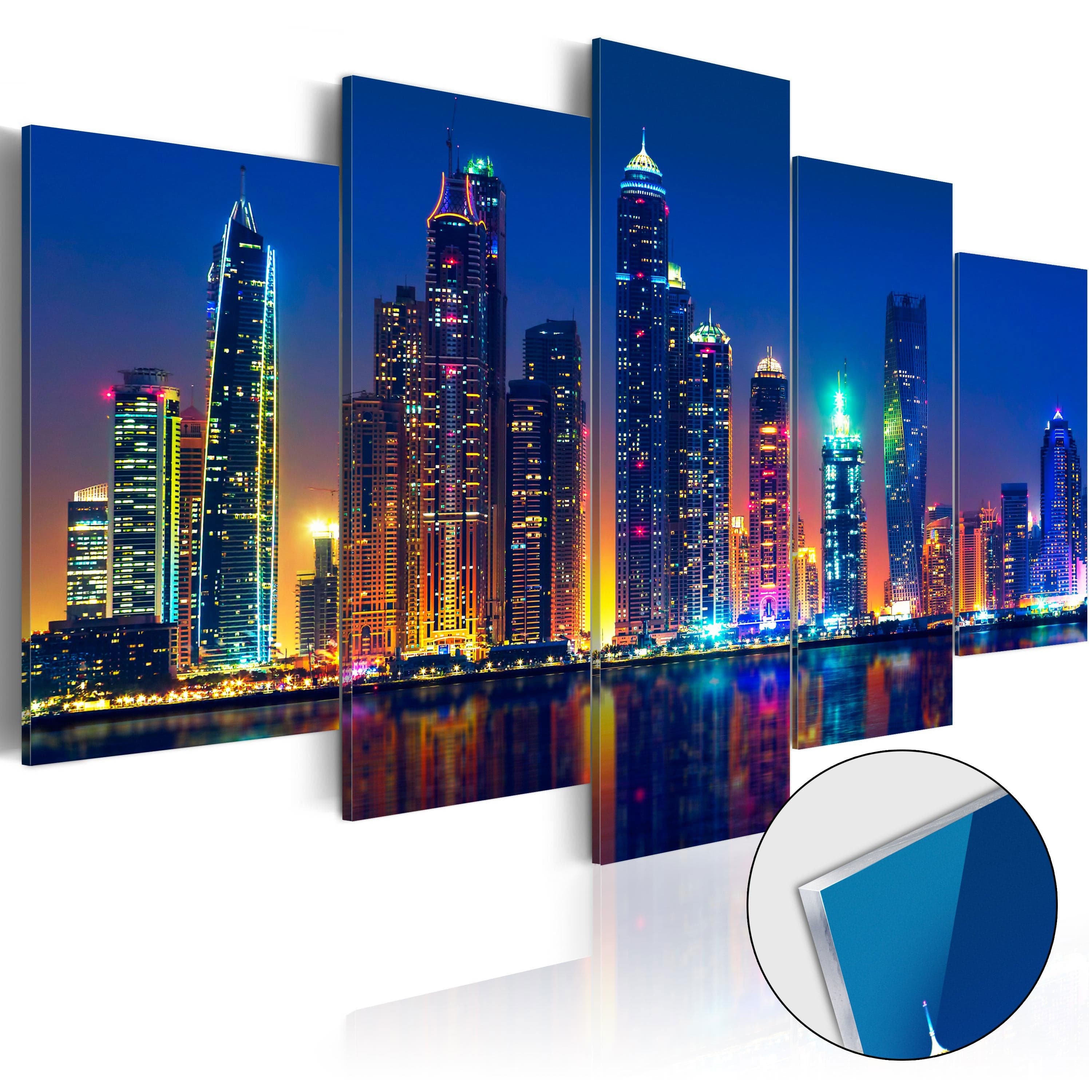 Glezna ar akrila stiklu - Nakts Dubaijā Home trends