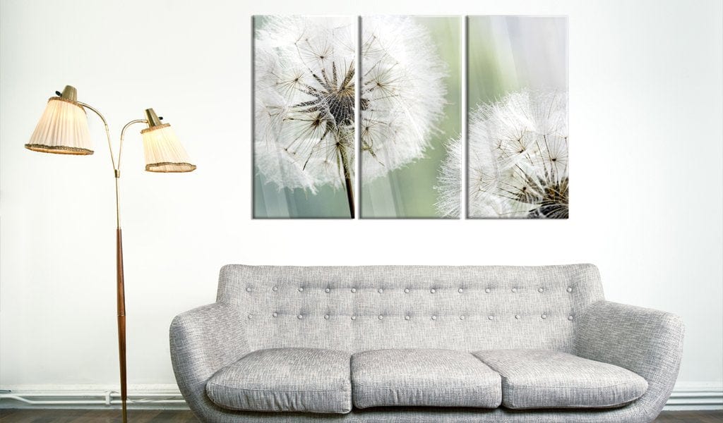 Glezna ar akrila stiklu - Pūkainas pienenes Home trends