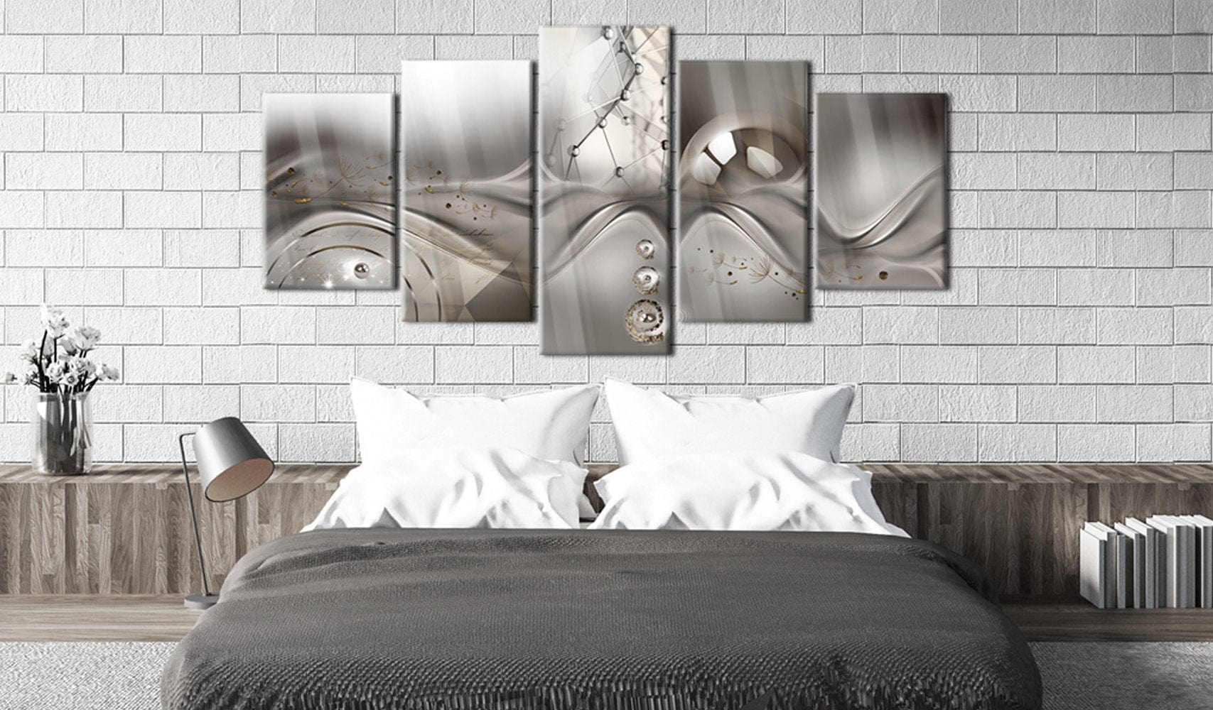 Glezna ar akrila stiklu - Simetrijas varenība Home trends