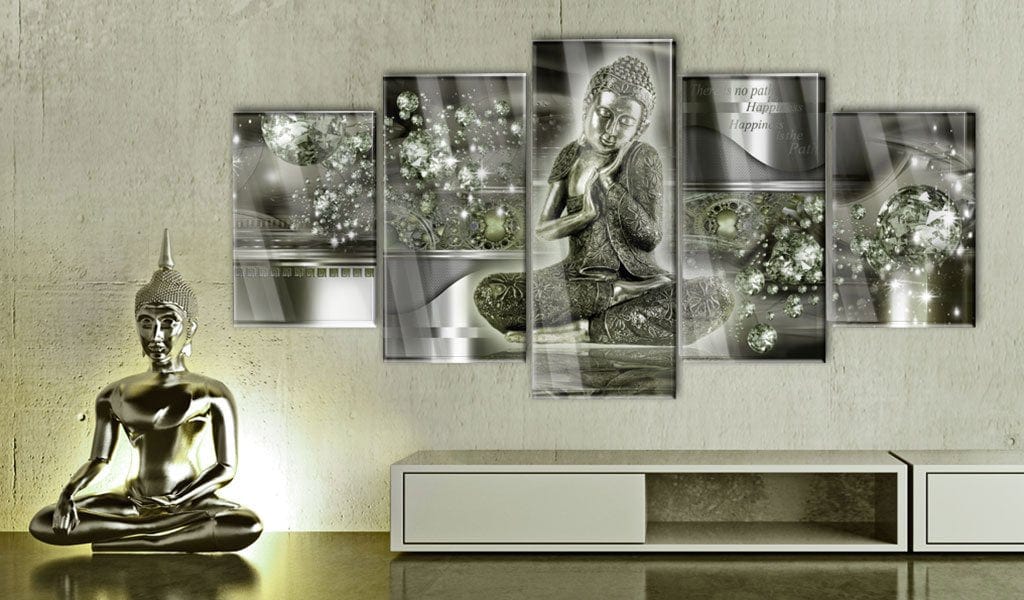Glezna ar akrila stiklu - Smaragda Buda Home trends