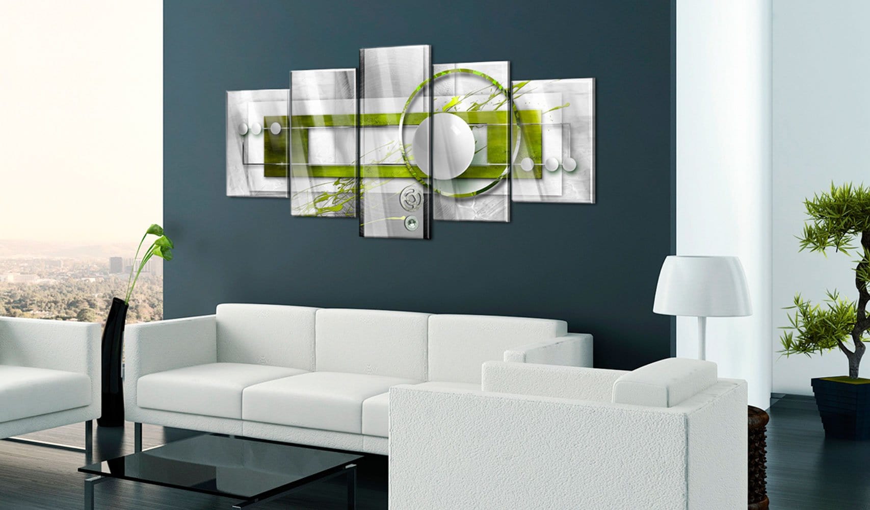Glezna ar akrila stiklu - Zaļā enerģija Home trends