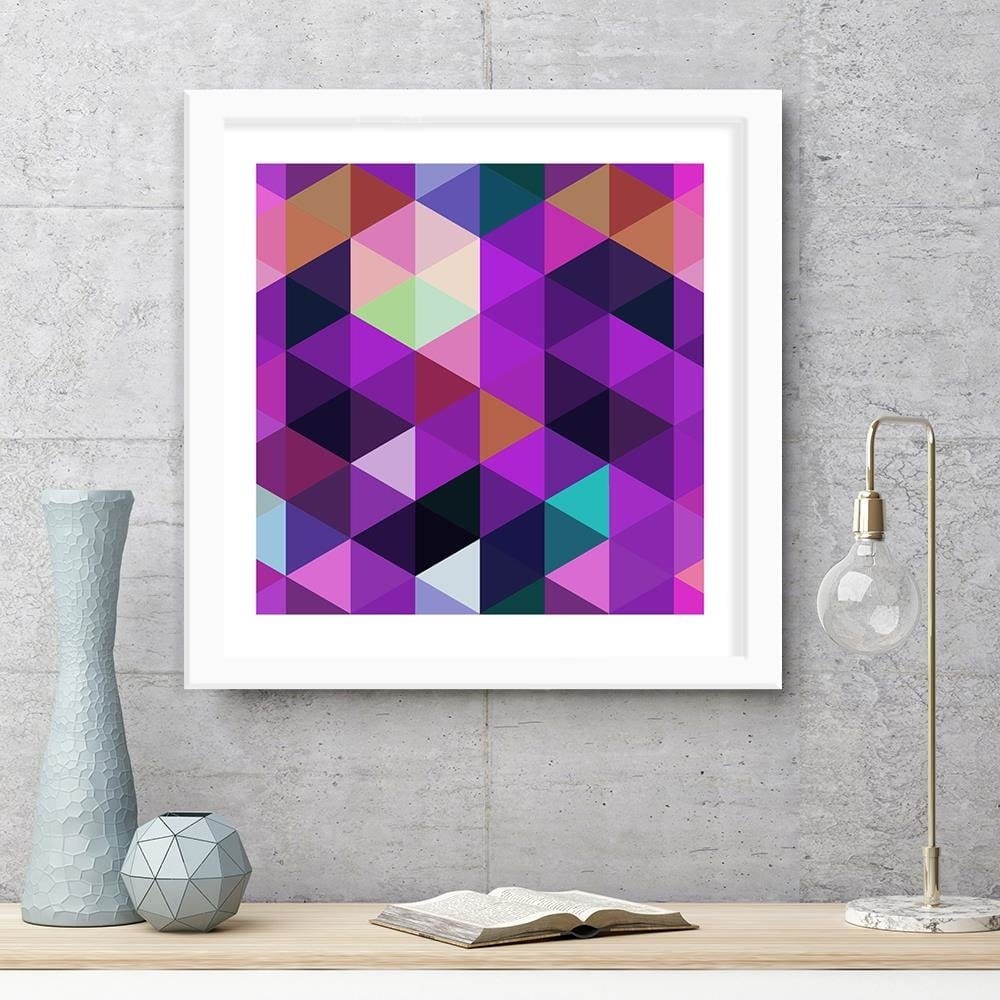 Glezna baltā rāmī - Abstract Design 4  Home Trends DECO