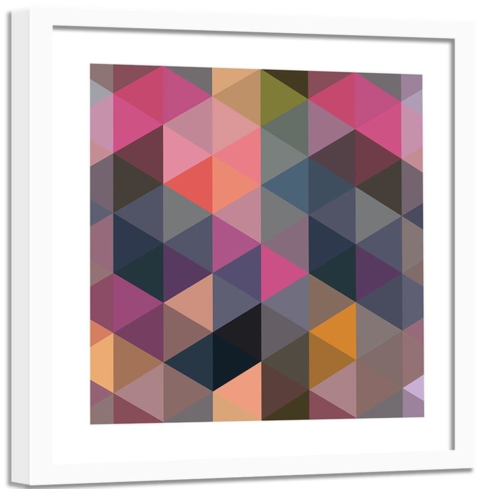 Glezna baltā rāmī - Abstract Pattern 1  Home Trends DECO