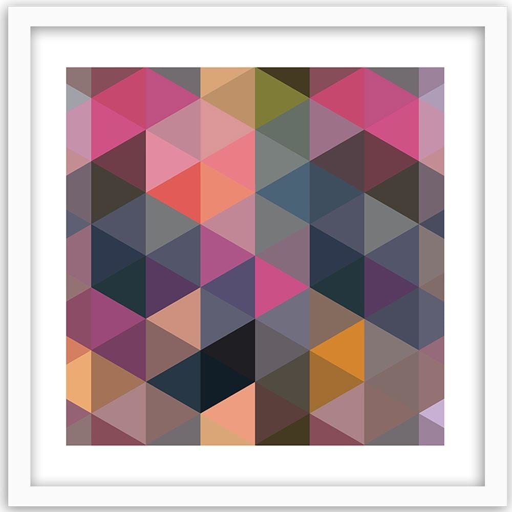 Glezna baltā rāmī - Abstract Pattern 1  Home Trends DECO