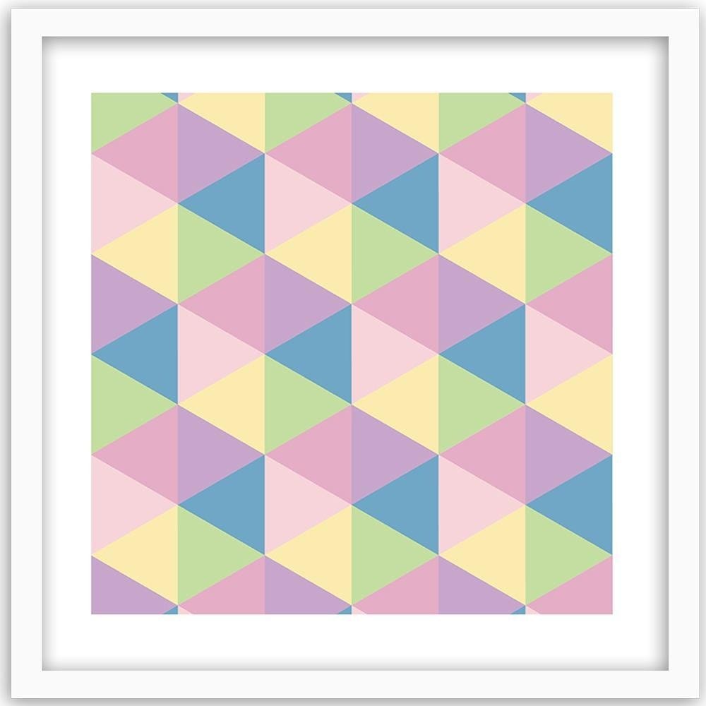 Glezna baltā rāmī - Abstract Pattern 5  Home Trends DECO