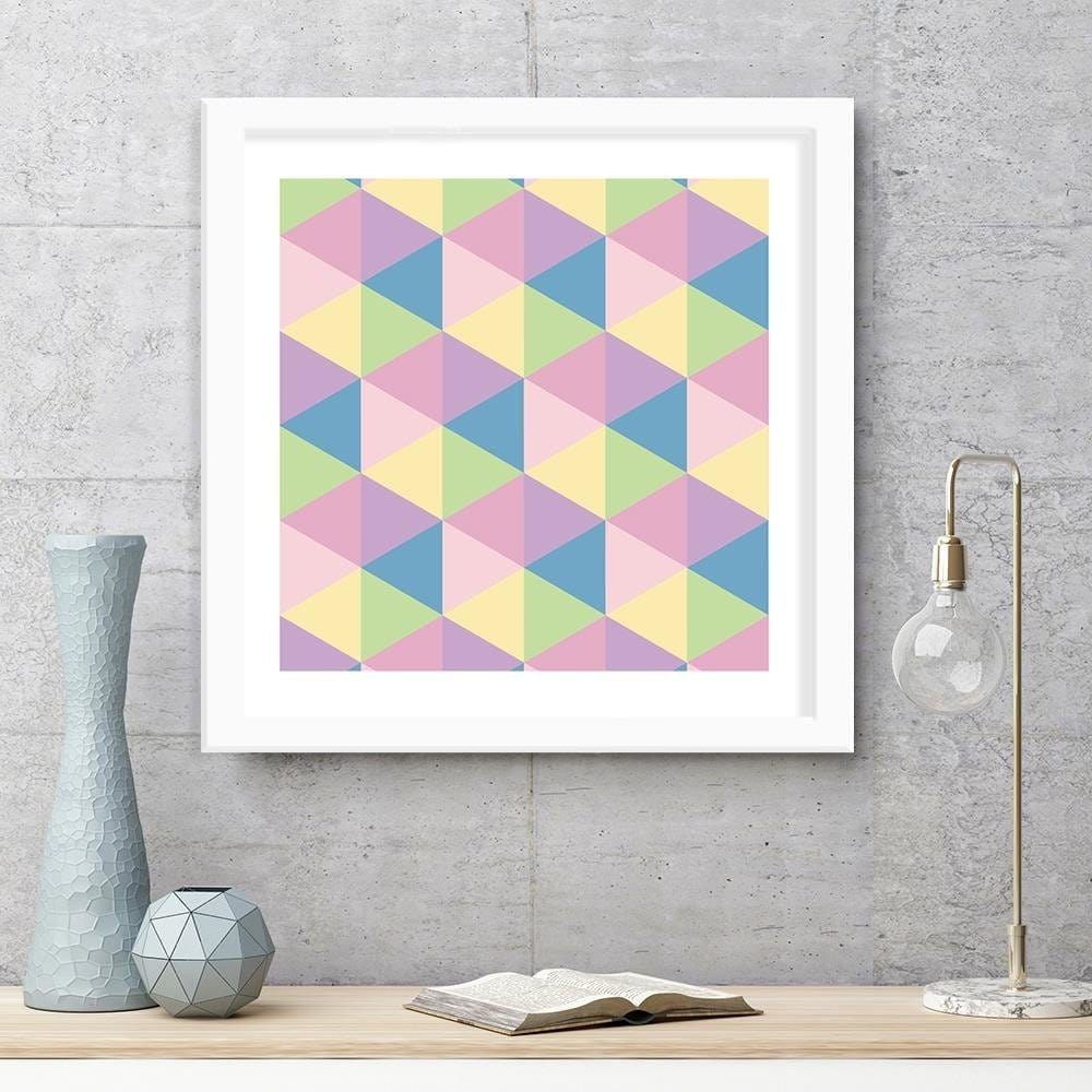 Glezna baltā rāmī - Abstract Pattern 5  Home Trends DECO