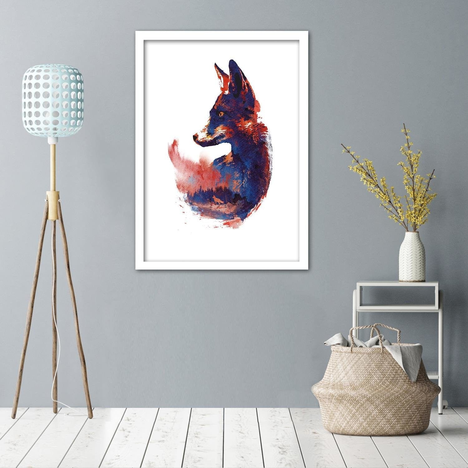 Glezna baltā rāmī - Alert November  Home Trends DECO