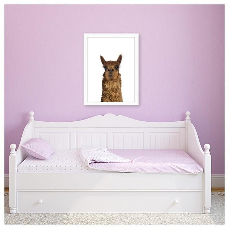 Glezna baltā rāmī - Alpaca  Home Trends DECO